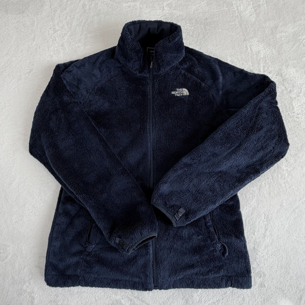 The North Face Jacket Women's Osito Fleece Blue Size Small Full Zip Soft Plush
